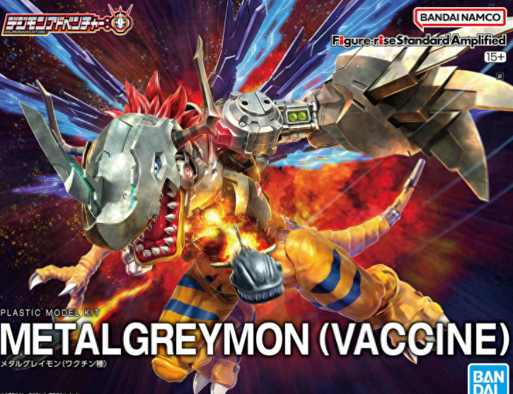 数码宝贝：机械暴龙兽疫苗种拼装模型新官图 帅爆全场的童年记忆