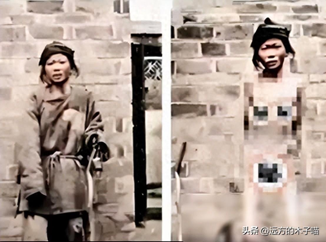 女子为活命，脱下衣服让日本人拍摄，被侮辱致死