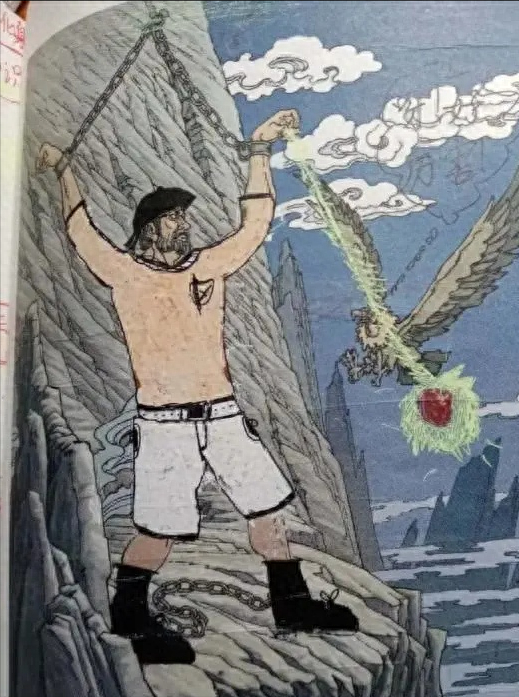 学生对课本插图出手了，以为是幼儿园涂鸦水平，没想到是绘画王者