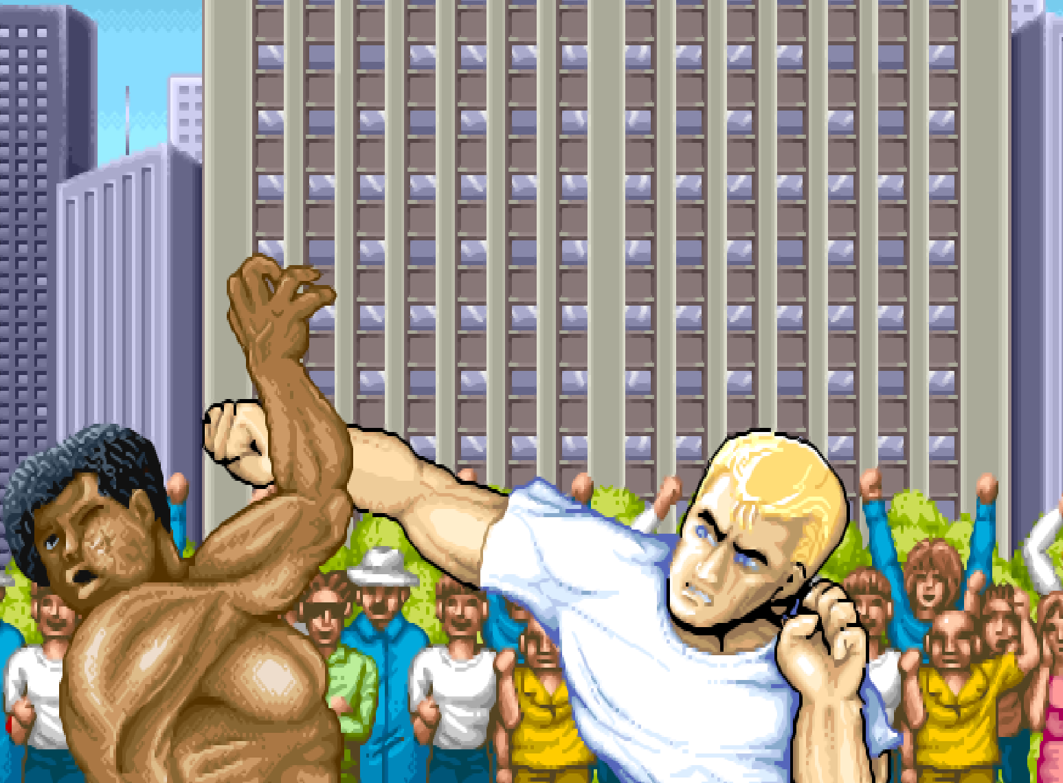 《街头霸王》开场画面隐藏玄机，被揍三十年的黑人终于反击