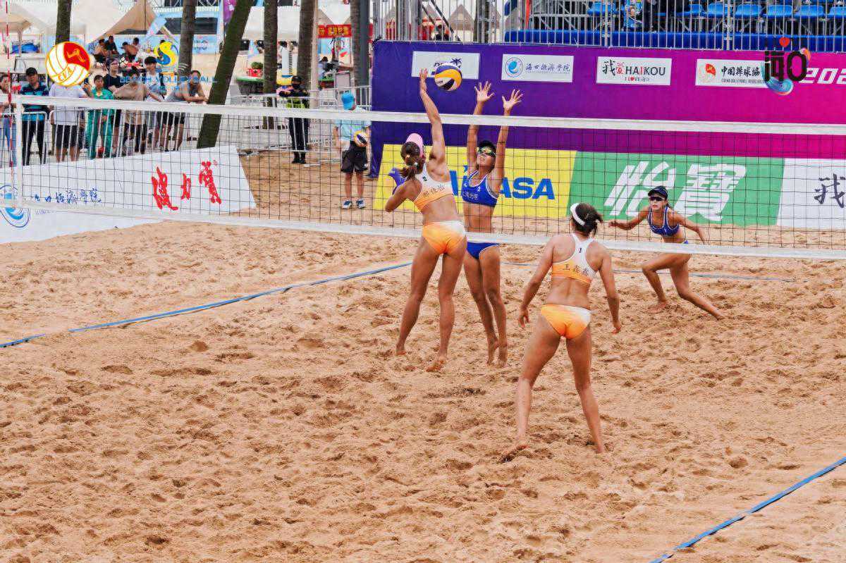 2023年全国沙滩排球巡回赛总决赛开打 东道主海南队伍实力不俗