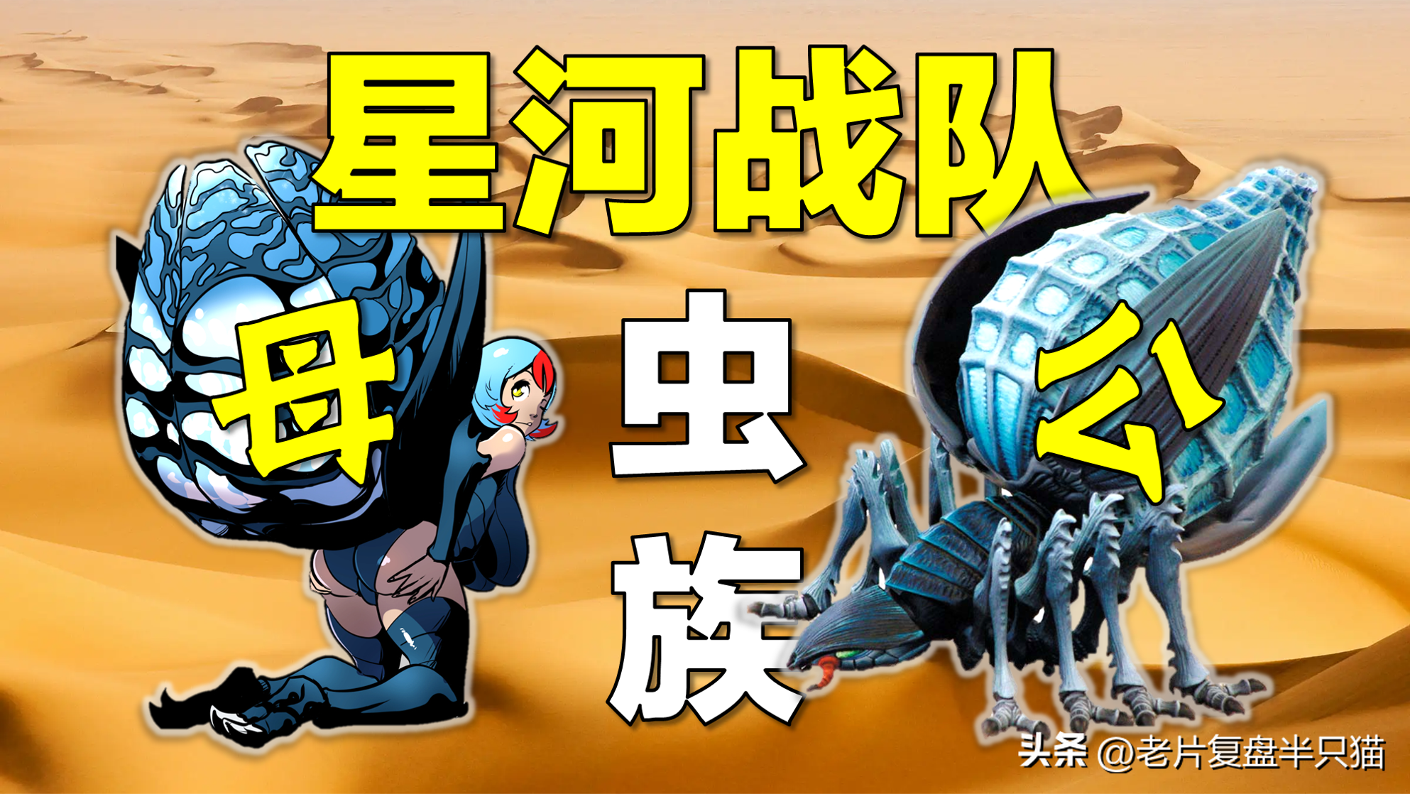 盘点《星河战队》虫族兵种，从低级兵，讲到女王和虫神