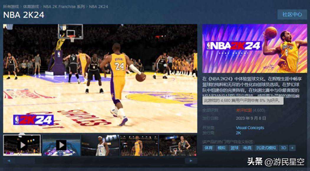 两款篮球游戏的联动，让我回忆起了2K摆烂前的美好时光