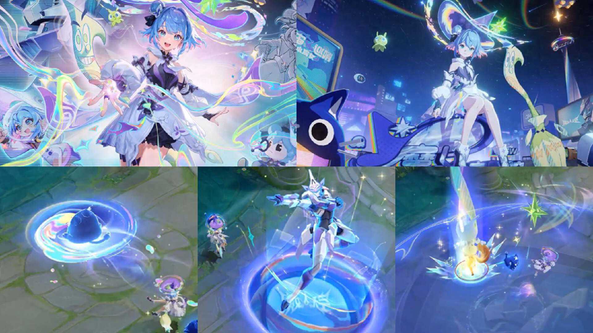 小乔无双限定登场，推塔特效“呕吐彩虹”，多款动漫联动超值