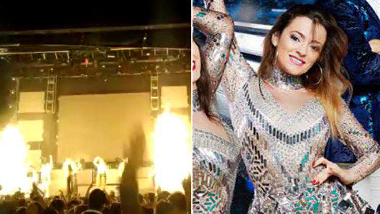 舞台焰火设备突然爆炸 30岁女星表演中重伤身亡