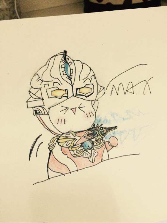 手绘奥特曼：银河帅气，赛罗卖萌，雷欧放大招