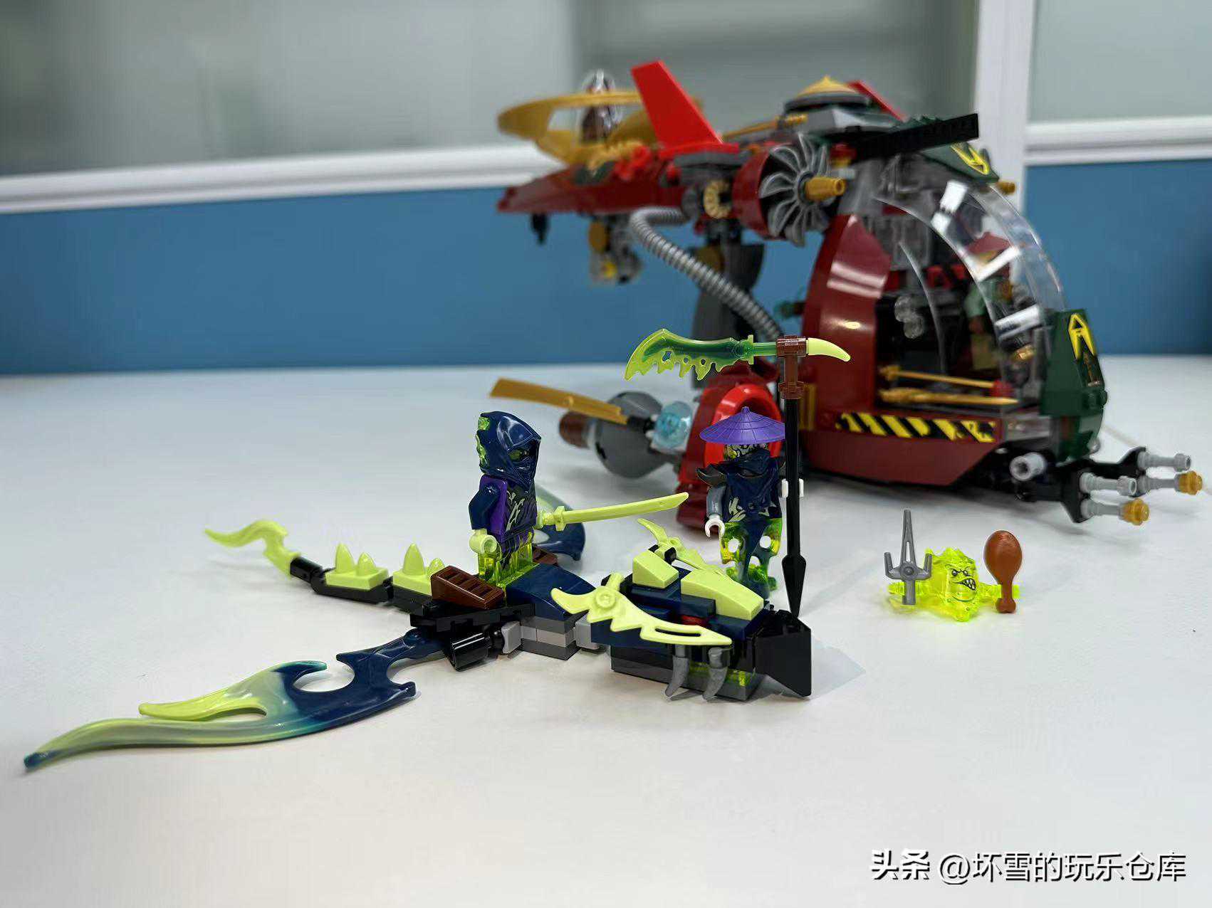 试玩乐高幻影忍者70735：飞天旋转术超级战机