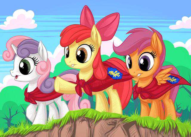 小马宝莉：代表无限可能的可爱军团，坚持不懈的努力终获可爱标志