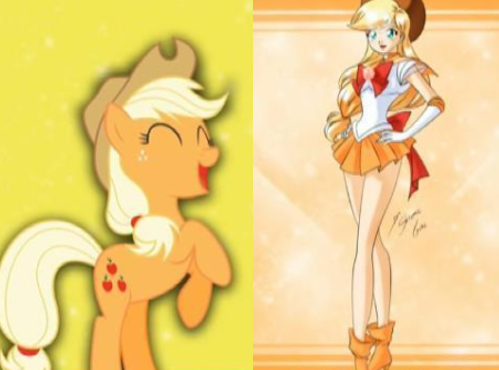 当彩虹小马遇到美少女战士，云宝化身天王遥，粉色的萍琪派好可爱