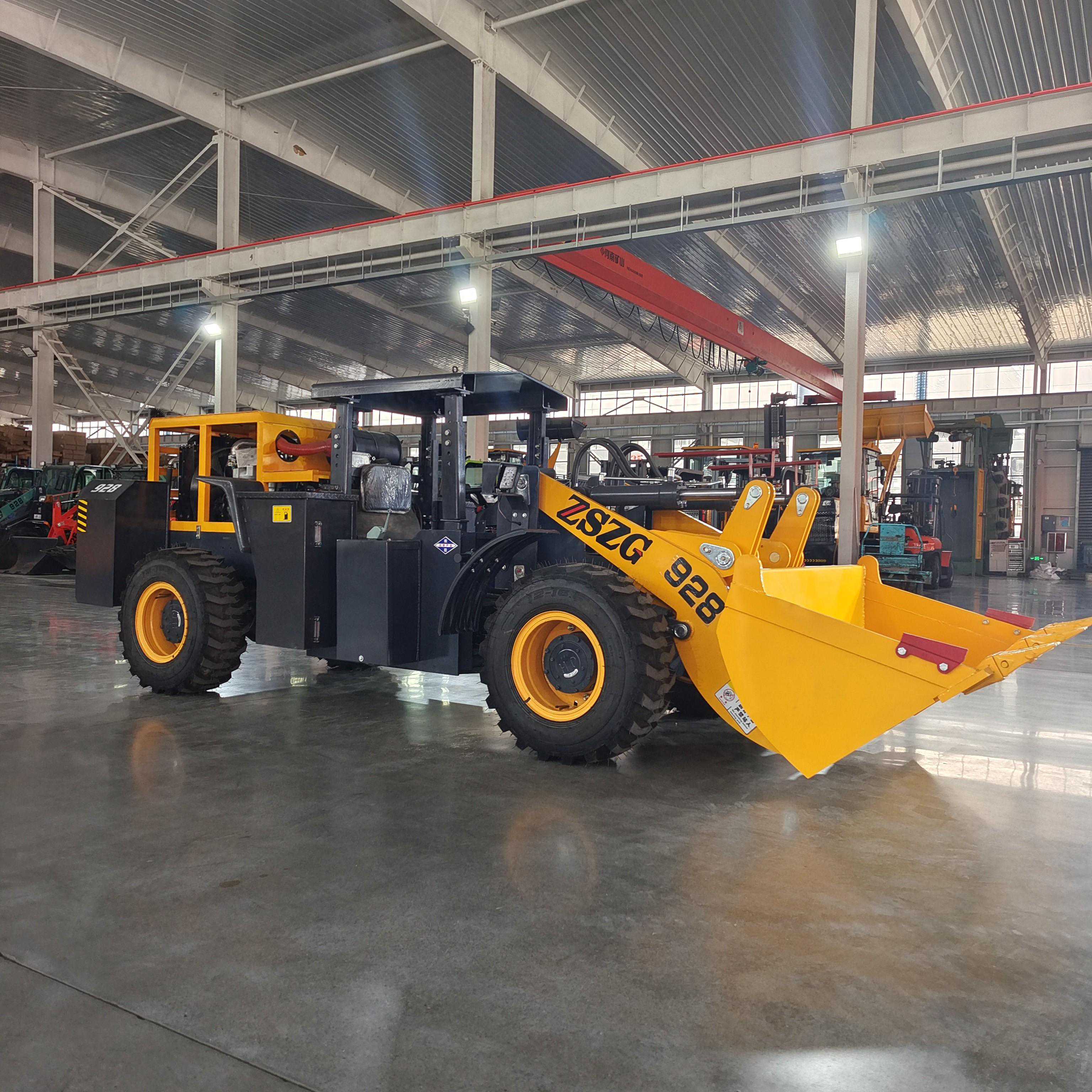 2米巷道用的窄体卧式矿井装载机